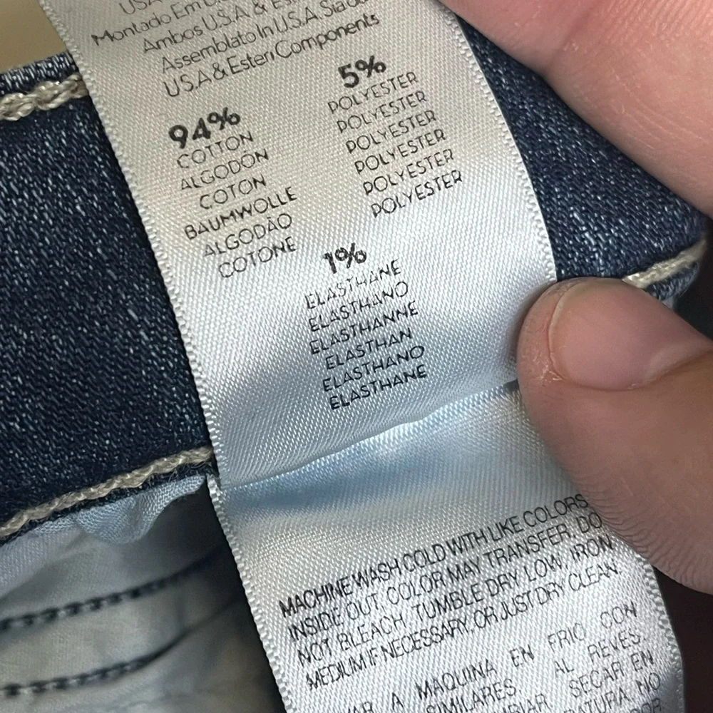 MOTHER Women’s Size 26 Pony Boy Ankle Fray Jeans in Bake Sale Brawl